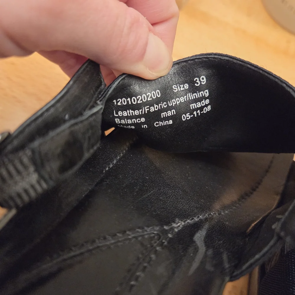 Dansko Black Leather Sling-back Sandals Womens Size 39